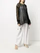 Jil Sander loose crochet jumper