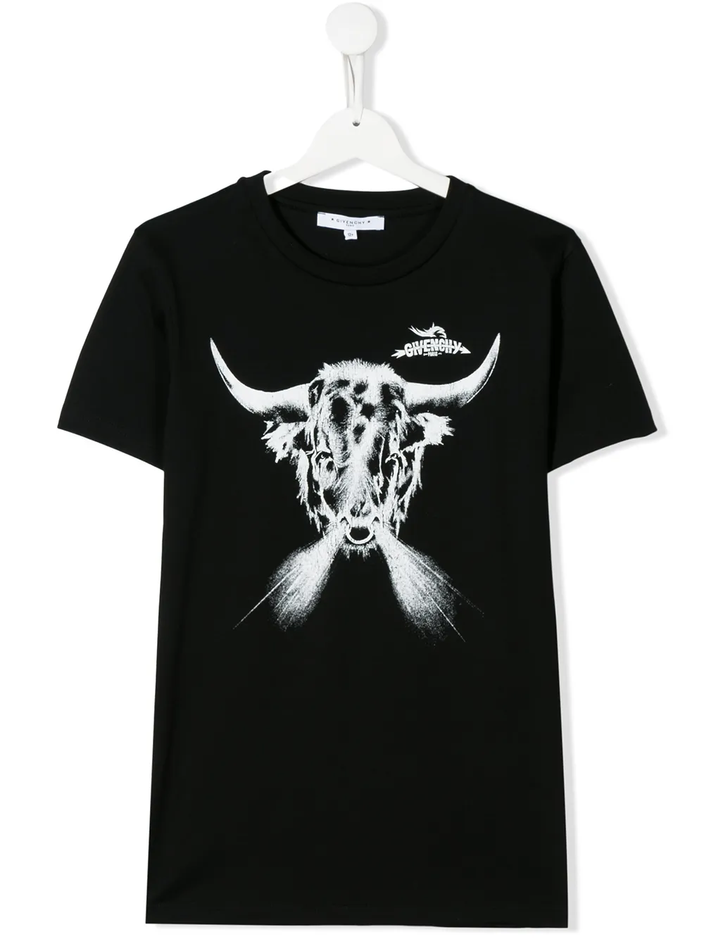Givenchy Kids' Short Sleeve Printed T-shirt In Black