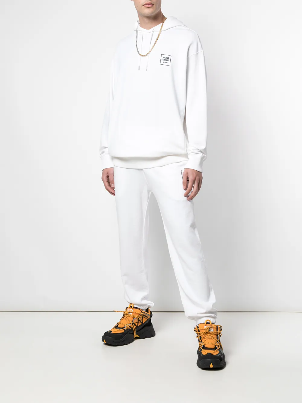 Opening Ceremony Mini Logo Sweatpants In White