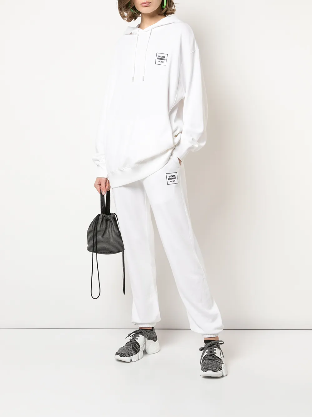 Opening Ceremony Mini Logo Sweatpants In White