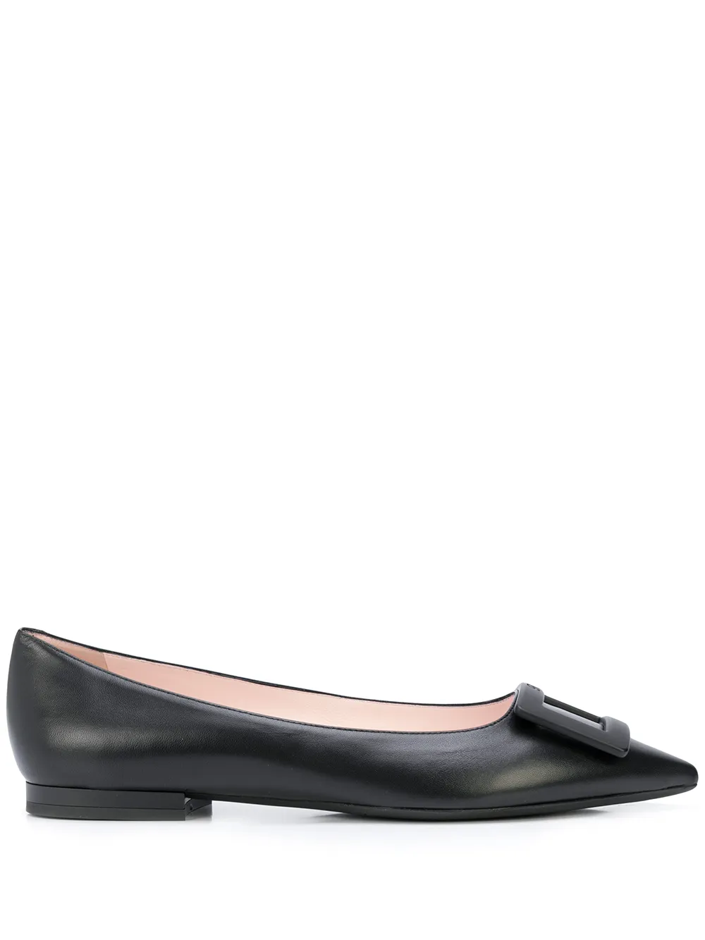Roger Vivier buckle-plaque flat pumps | Black | Image 1