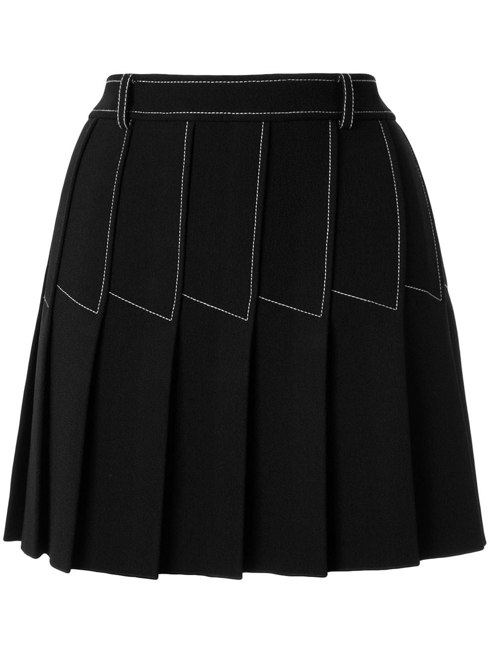 DION LEE COLUMN PLEAT MINI SKIRT