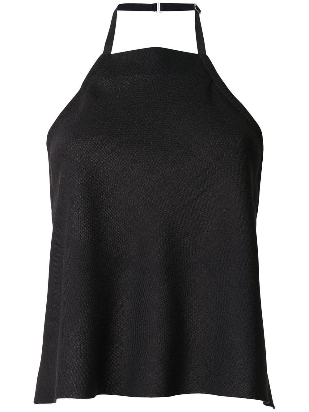 Shop Dion Lee E-hook Halter Top In Black