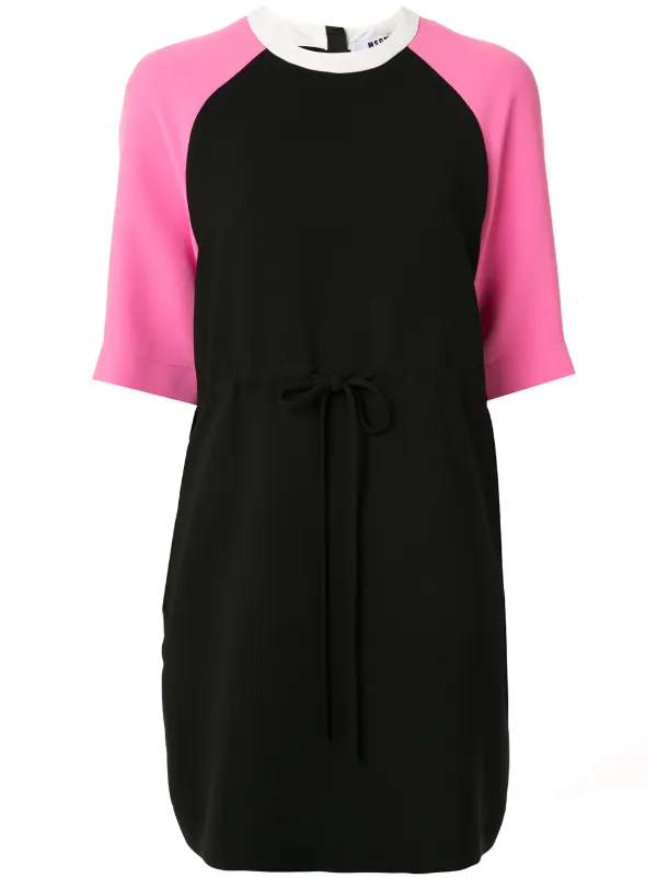 Pink and black shirt dress Outlet