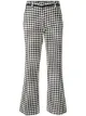 Image 1 of MSGM houndstooth straight-leg trousers