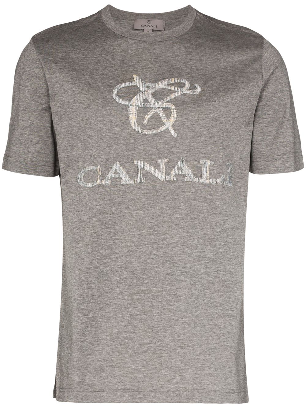 фото Canali футболка с логотипом