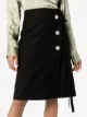 Prada side-tie knee-length skirt
