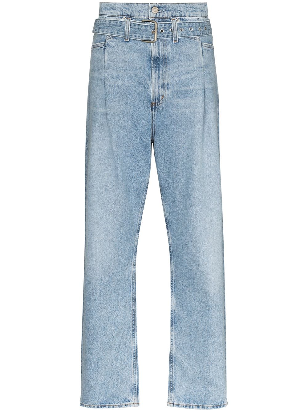 фото Agolde reworked '90s belted organic cotton jeans