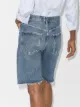 AGOLDE 90s mid-rise frayed denim shorts