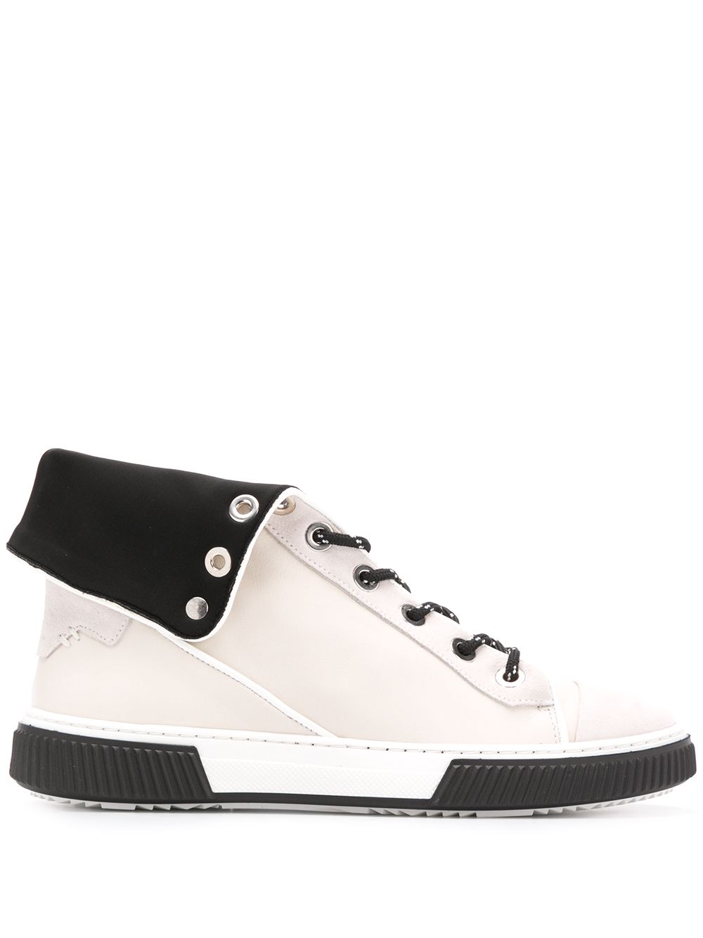 Dorothee Schumacher Fold-down High-top Trainers In White