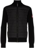 Canada Goose Hybridge wool-panelled padded jacket - Black