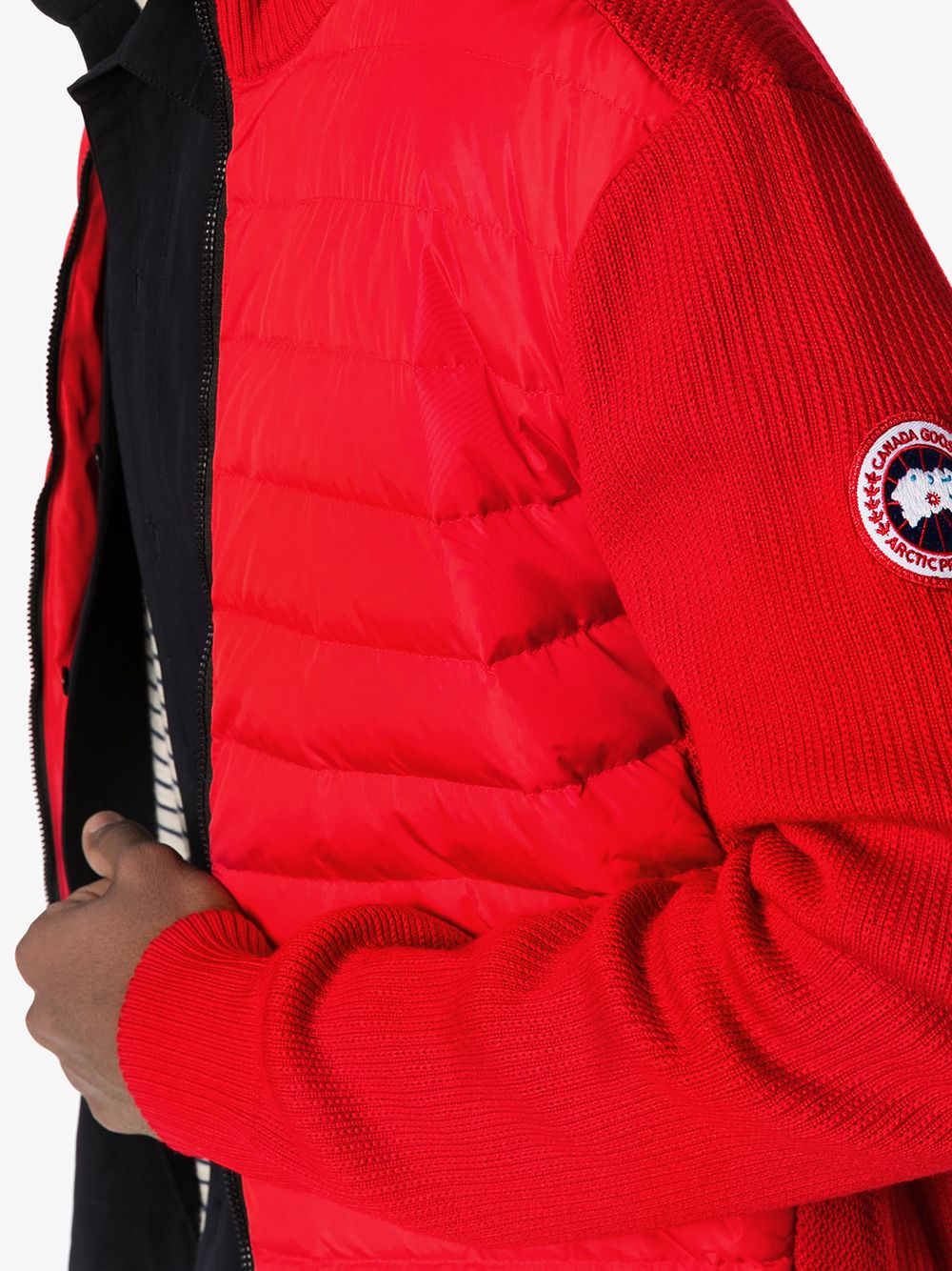 фото Canada goose свитер hybridge на молнии