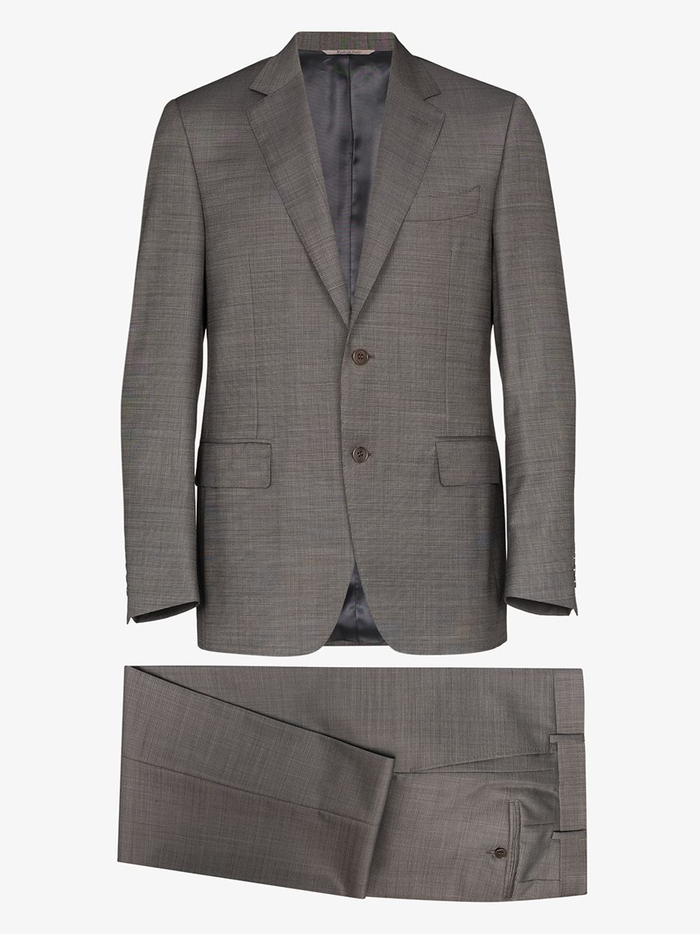 CANALI SINGLE-BREASTED TWO-PIECE WOOL SUIT,L11280BF0048114850045