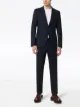 Canali single-breasted two-piece wool suit
