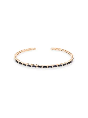 Suzanne Kalan 18kt gold Fireworks sapphire diamond bracelet