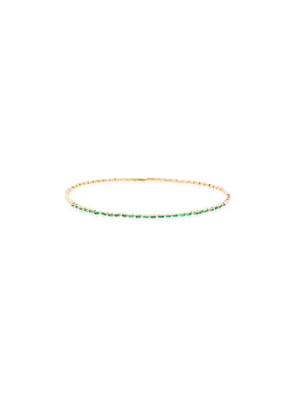 Suzanne Kalan 18kt Yellow Gold Emerald Choker