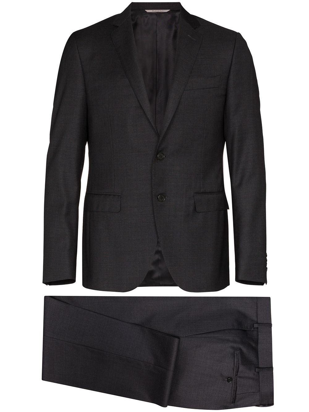 Shop Canali Two-piece Tailored Suit In Grey
