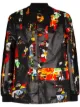 Image 1 of Comme Des Garçons Homme Plus floral print coated bomber jacket