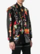 Image 2 of Comme Des Garçons Homme Plus floral print coated bomber jacket