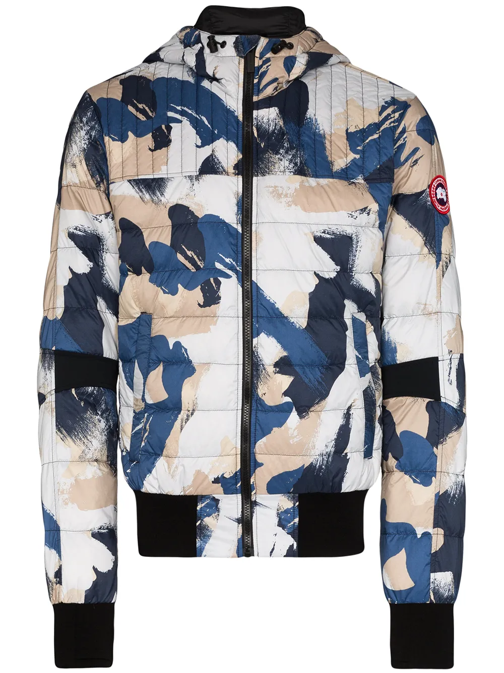 CANADA GOOSE GRAPHIC-PRINT PADDED HOODED JACKET
