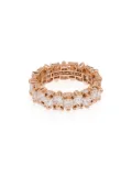 Suzanne Kalan 18kt rose gold diamond eternity ring - Pink