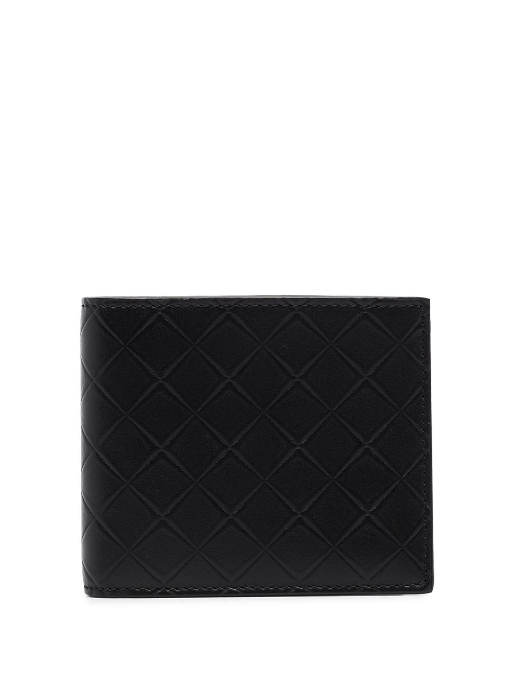 фото Bottega veneta bv intarsio bifold lthr wllt blk