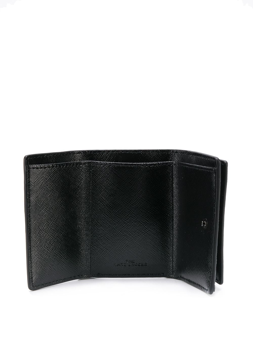marc jacobs mini snapshot trifold wallet - black