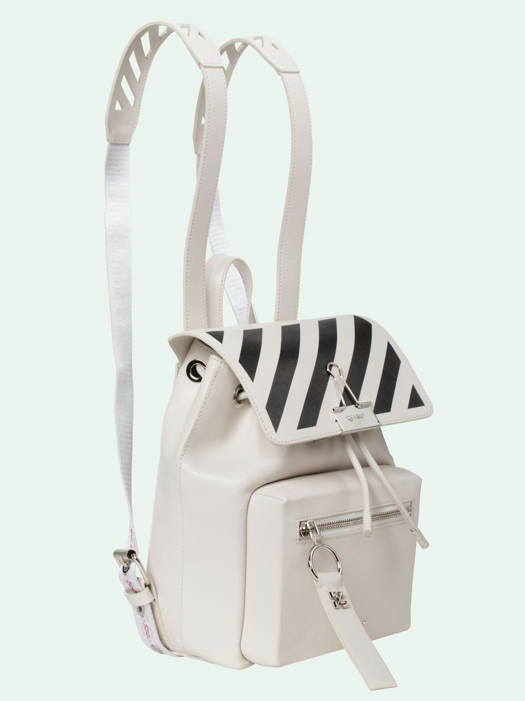 off white diag backpack