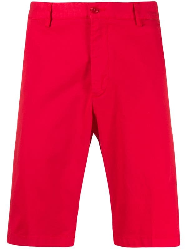 red chino shorts