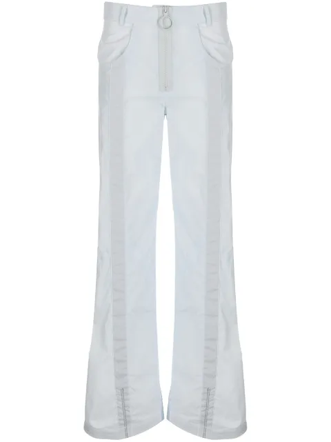 Off-White pantalon palazzo à empiècements