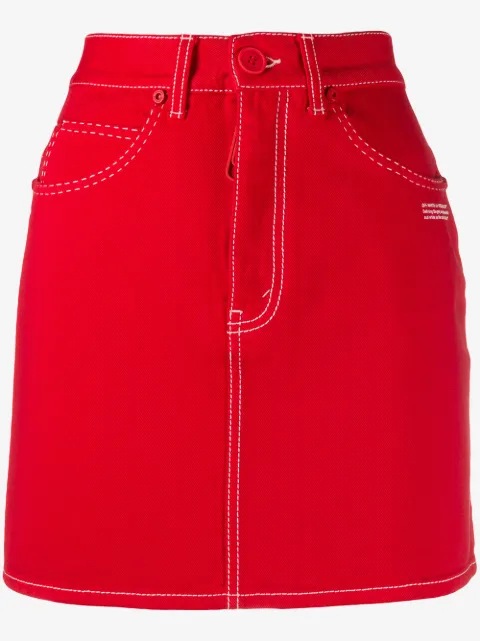 Off-White denim miniskirt