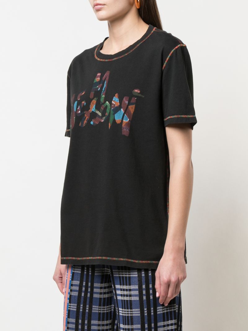 M MISSONI BRUSHSTROKE LOGO T-SHIRT 