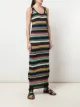 M Missoni فستان ماكسي مخطط