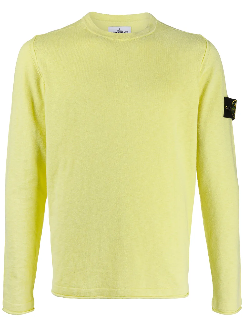 stone island yellow sweater