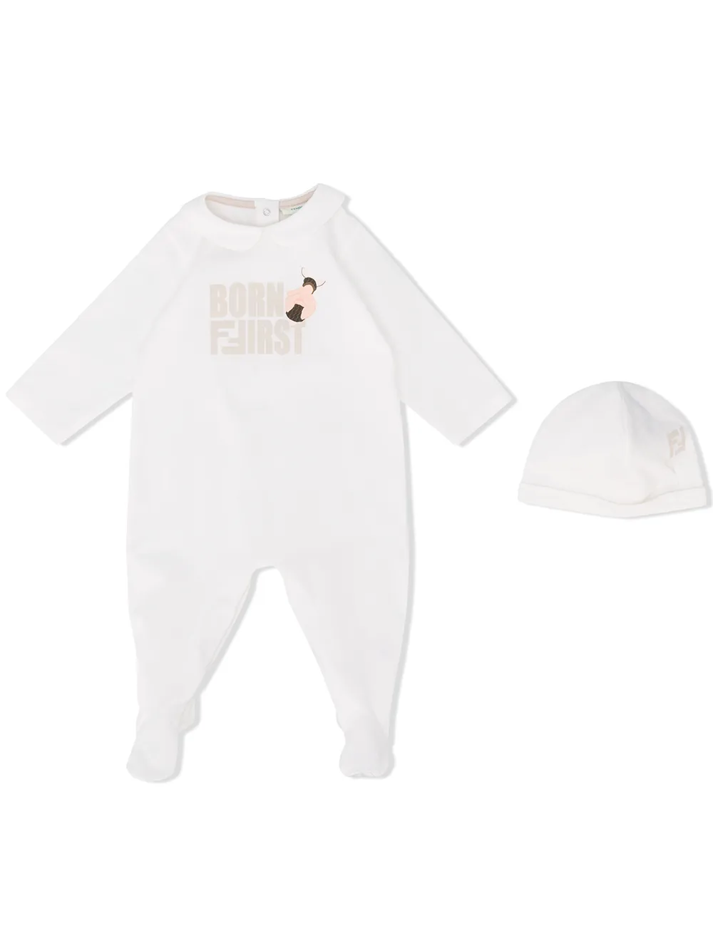 фото Fendi kids pajama and hat set