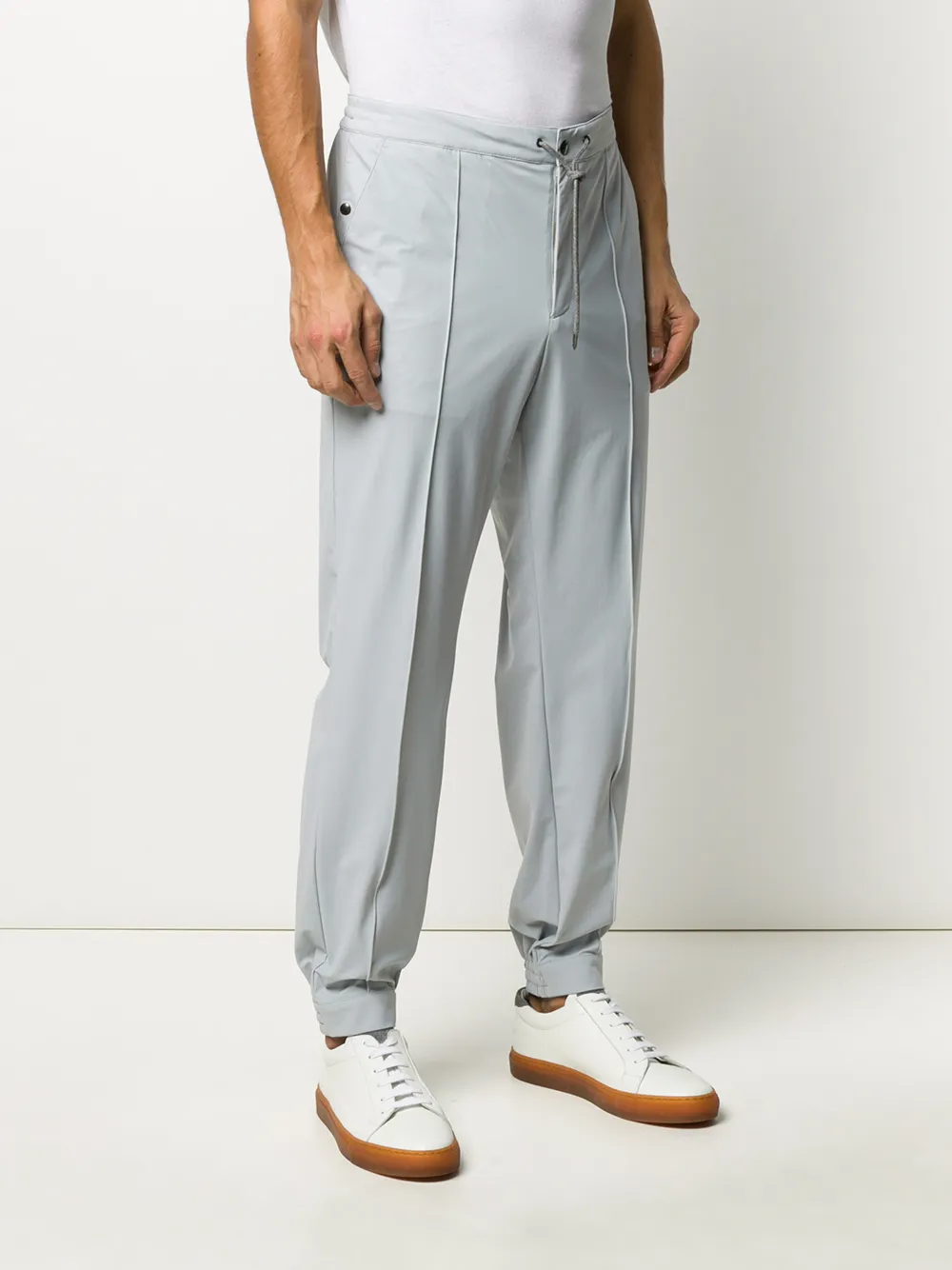 фото Z zegna зауженные брюки с кулиской