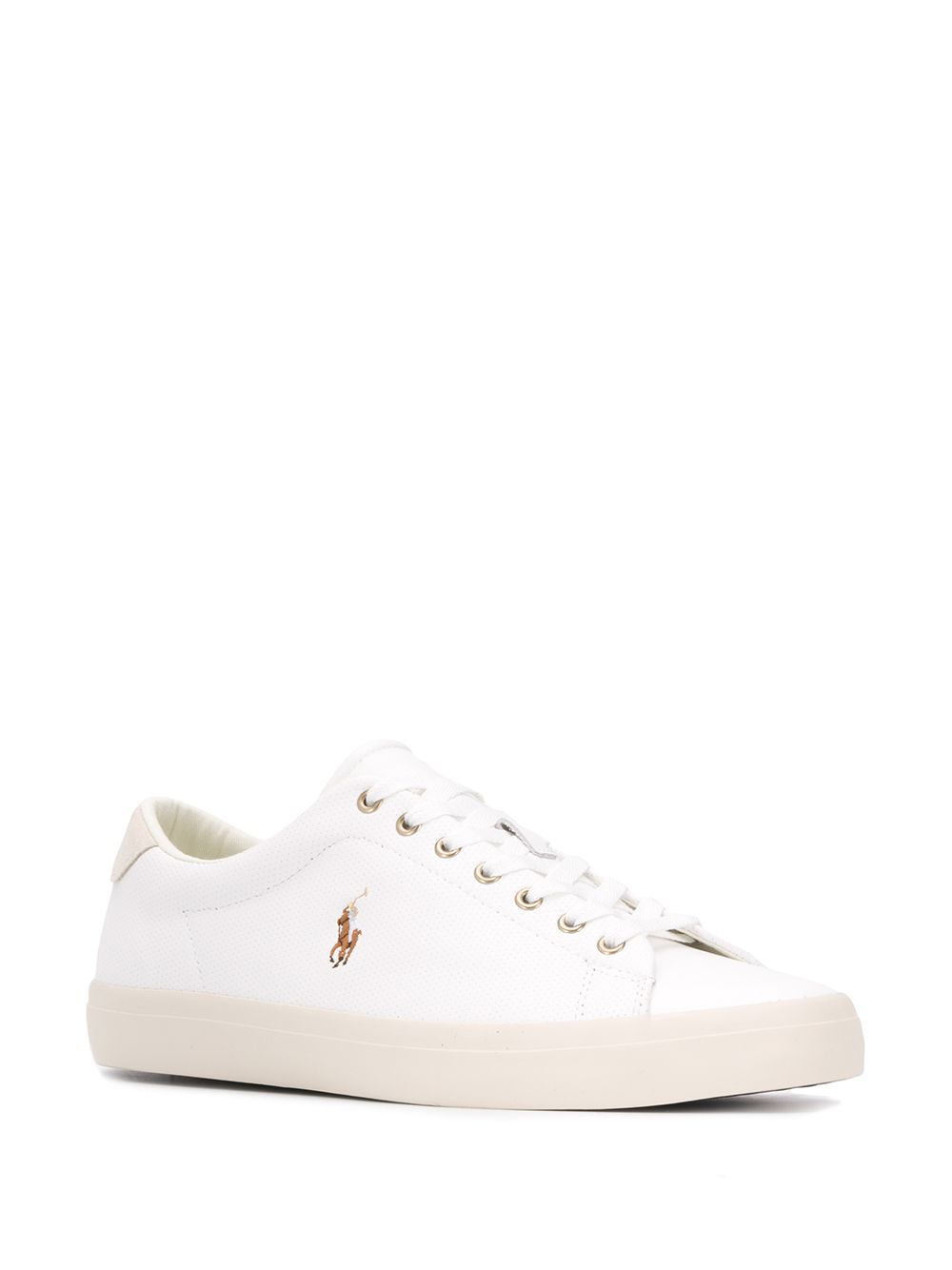 фото Ralph lauren embroidered logo sneakers