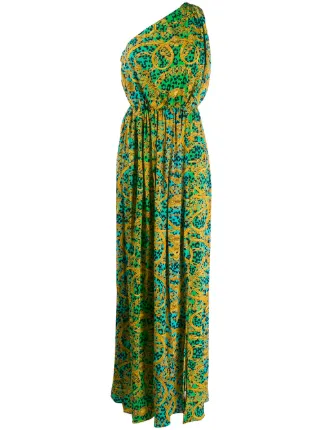 versace print maxi dress