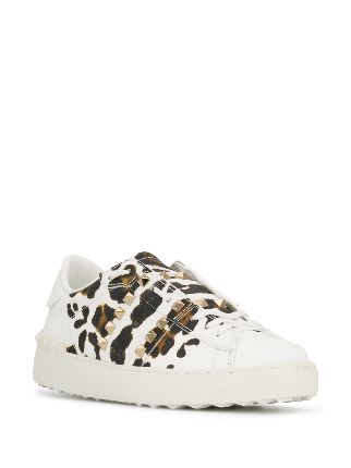 valentino leopard sneakers