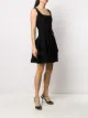 Alexander McQueen ribbed detail flared dress