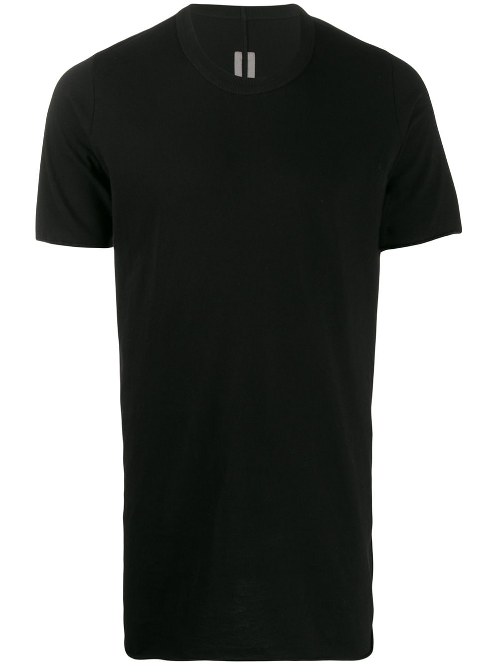 Rick Owens Elongated Cotton T-shirt In Black