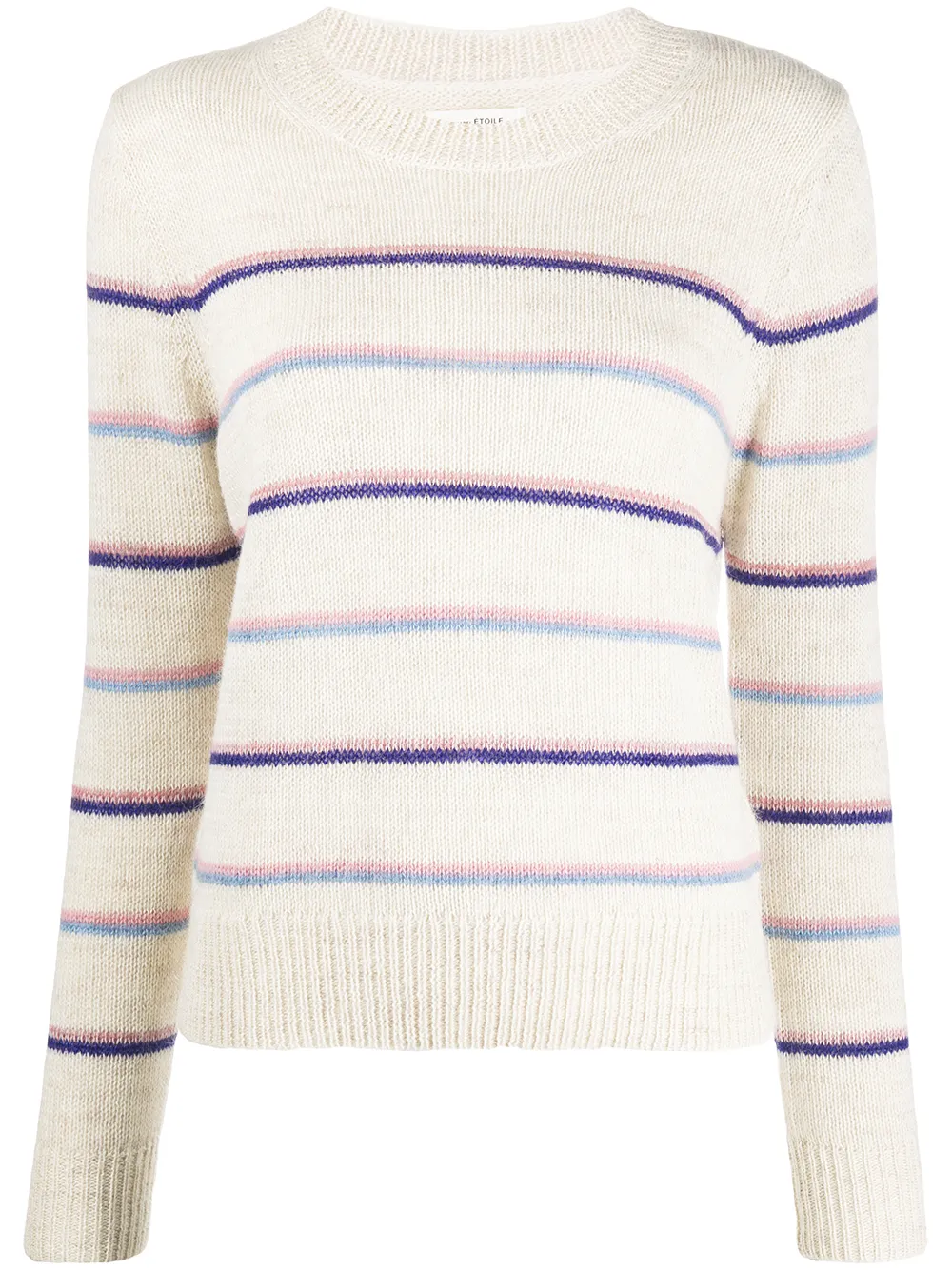 Isabel Marant Étoile Gestreifter Pullover In Neutrals