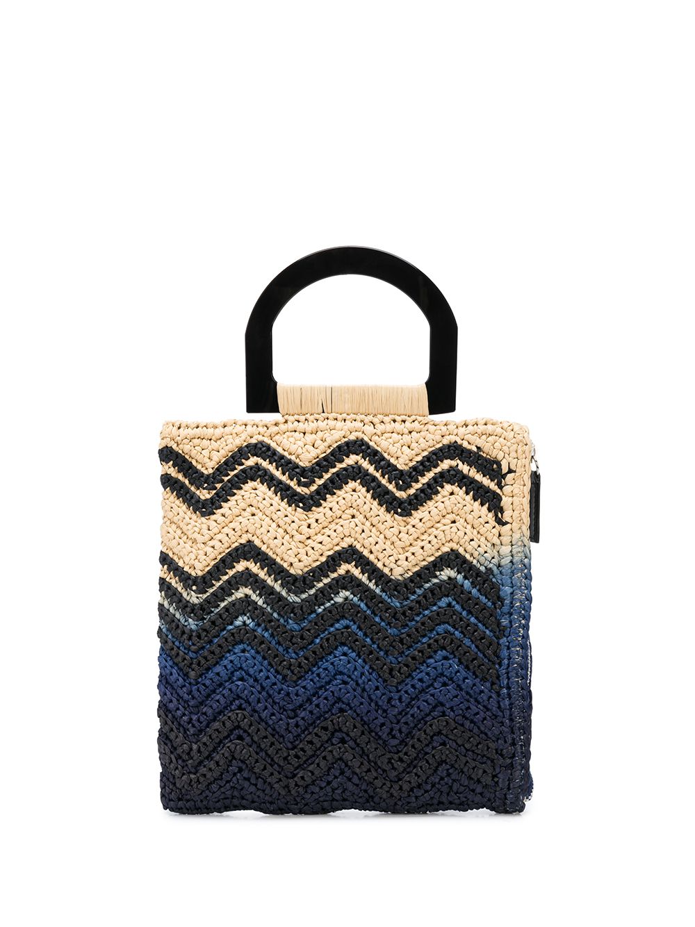 фото M missoni плетеная сумка в стиле колор-блок