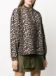 GANNI Blouse met luipaardprint