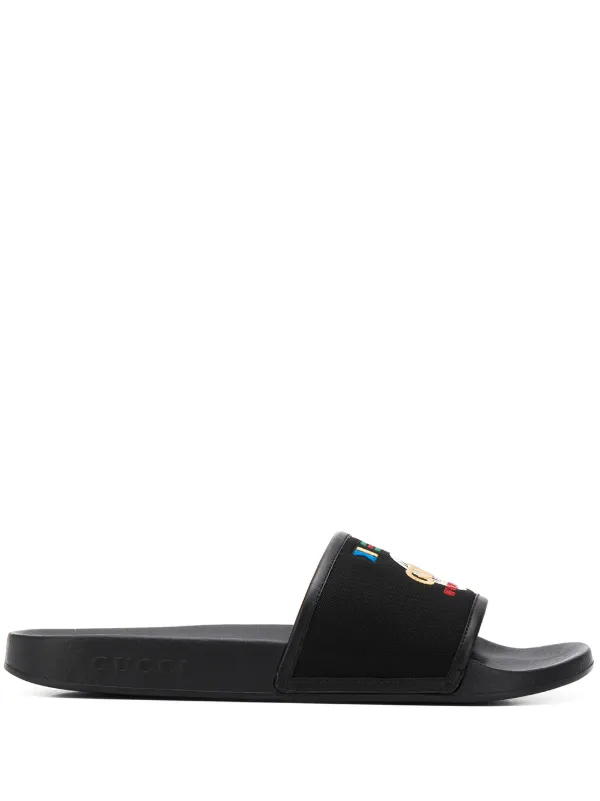 gucci black sandals