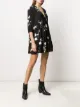Ba&Sh vestido corto Pansy con pliegues