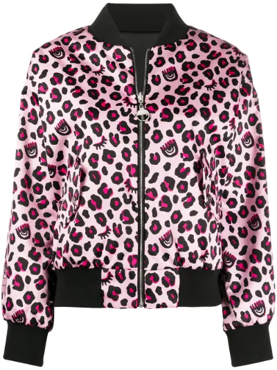 leopard pink jacket