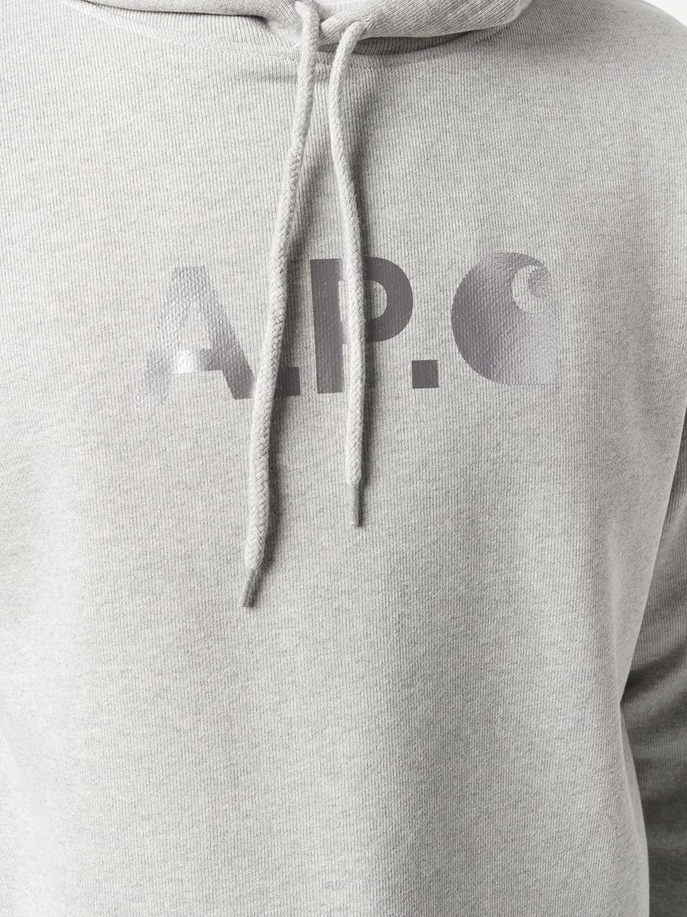 A.P.C. x Carhartt Logo Hoodie Farfetch