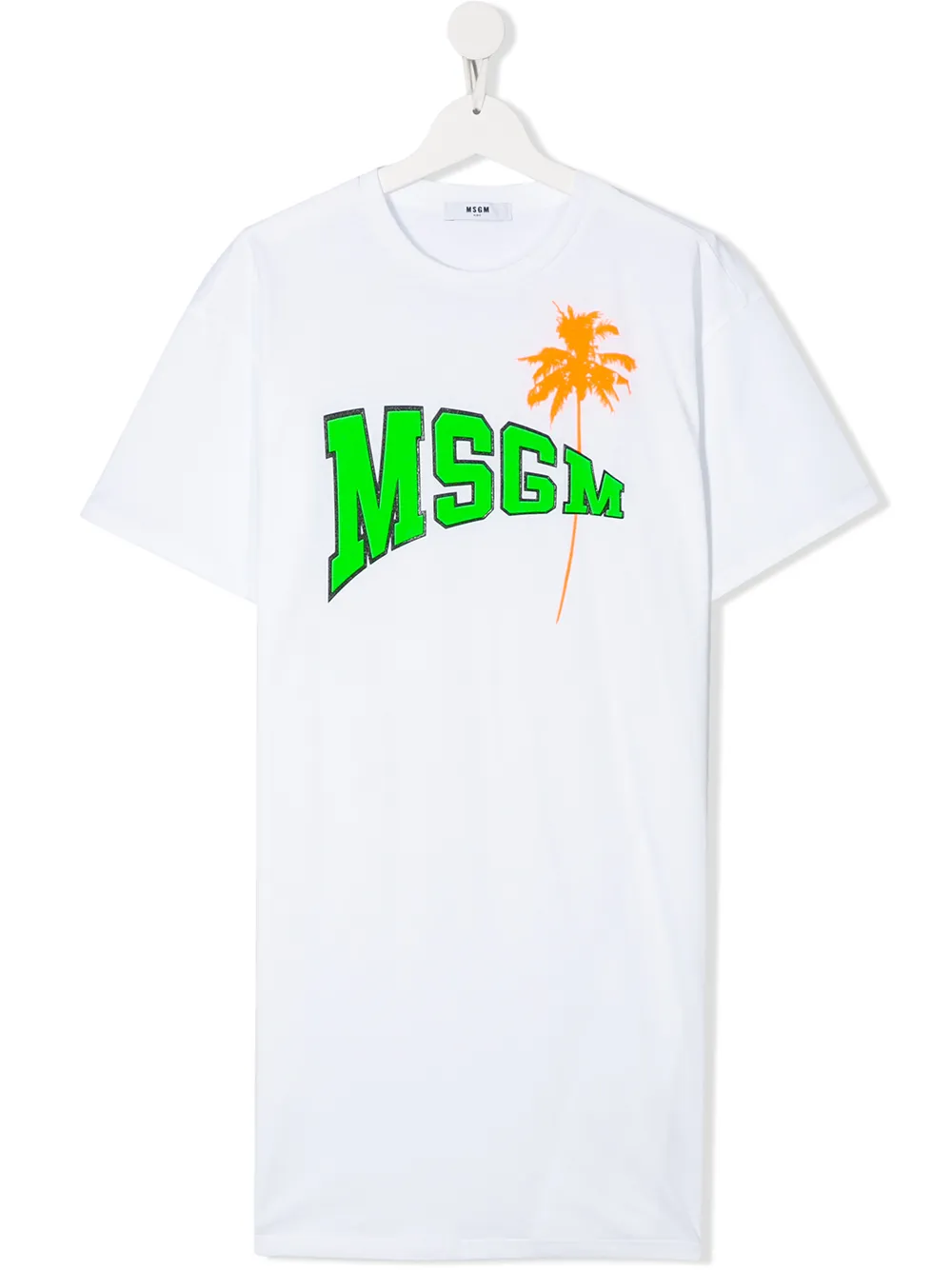 Msgm Kids платье-футболка с логотипом Msgm Kids платье-футболка с логотипом