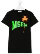 الصورة 1 من Msgm Kids تيشيرت بشعار الماركة وطبعة نخيل